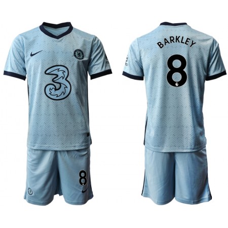 Billiga Fotbollströjor Chelsea Ross Barkley 8 Barn Borta tröja 2020/21 Kortärmad